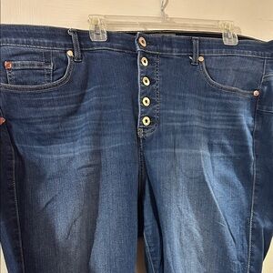 Torrid Dark Blue Skinny Jeans